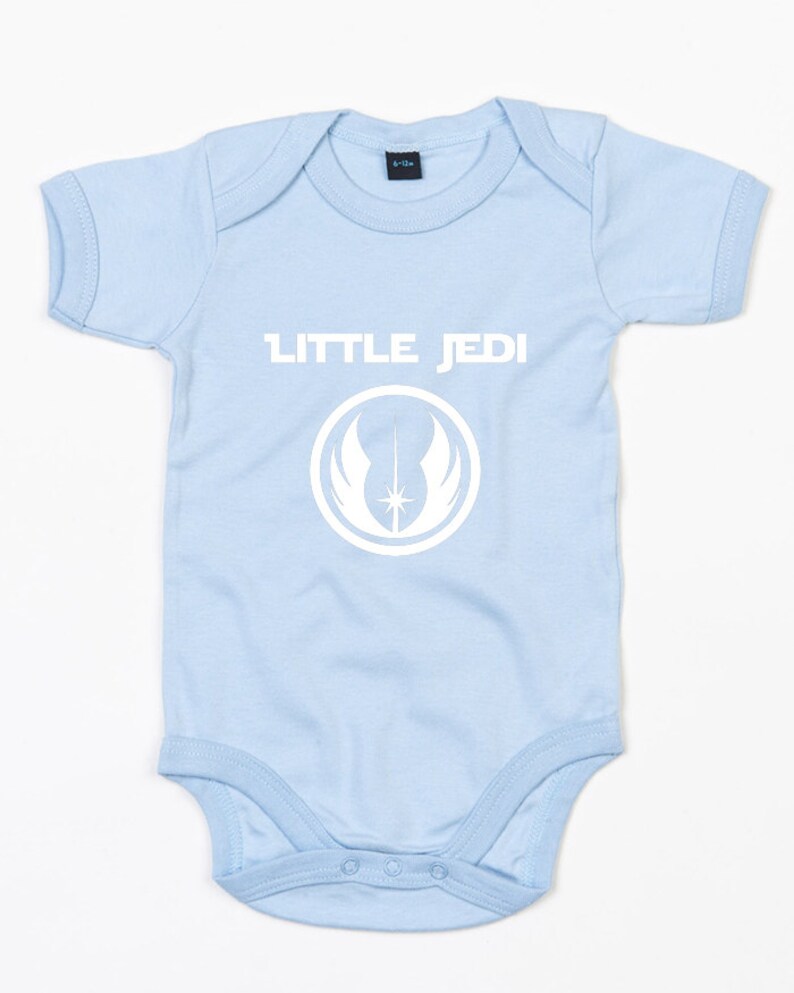 Little Jedi Baby Grow Boy Girl Vest Cute Star Wars Gift Etsy UK