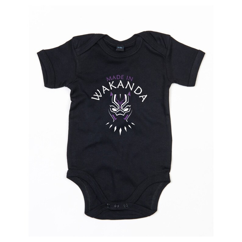 Made in Wakanda Black Panther Baby Grow Gift