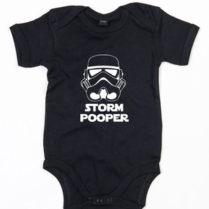 Storm Pooper baby grow vest cute Star Wars gift image 3