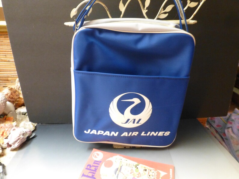 JAPAN AIRLINES vintage 70scollectible tote bag carryontravel | Etsy