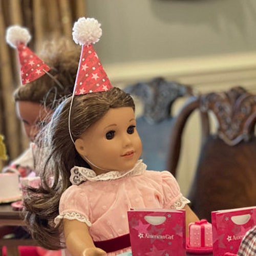 Handmade Doll Party Hats American Girl Doll Themed Girl Etsy