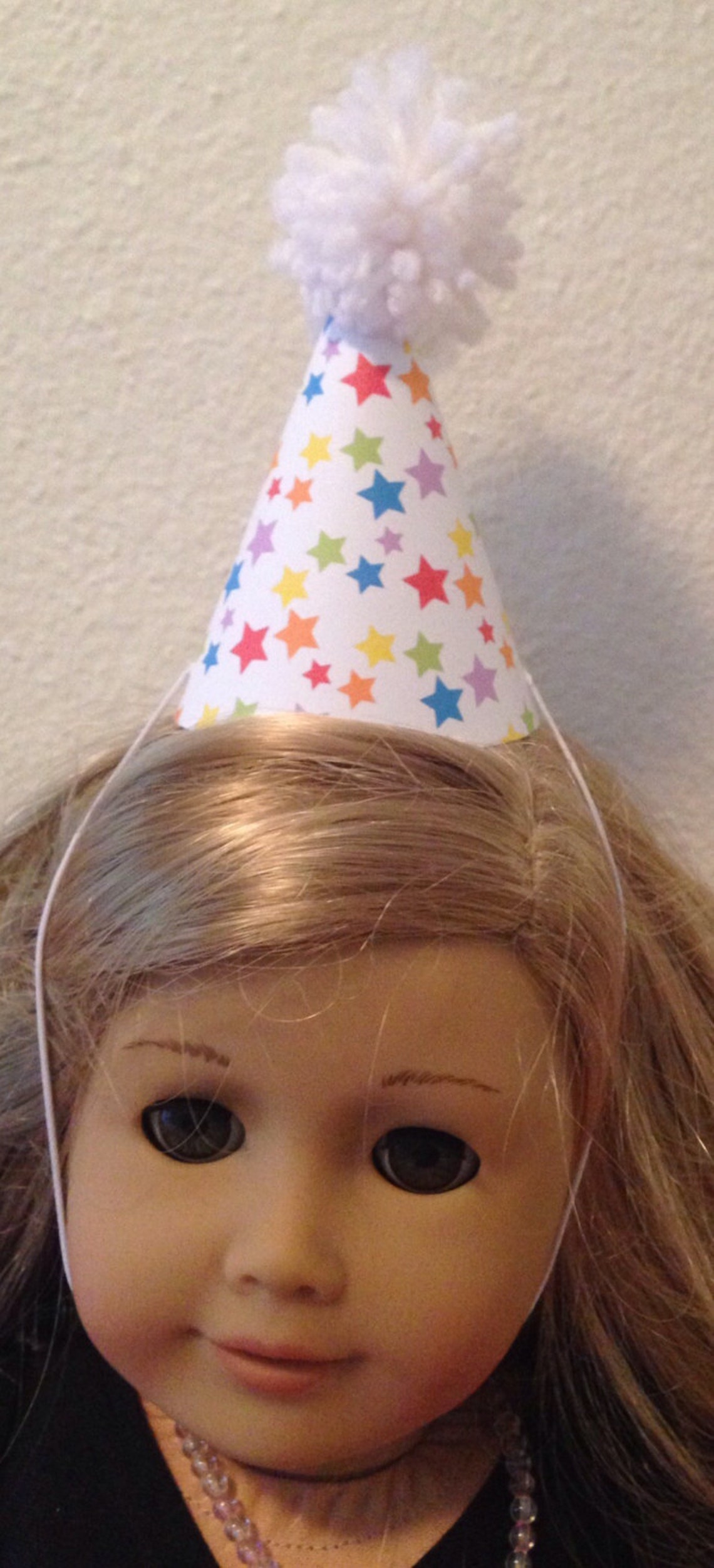 12 Doll Party Hats Rainbow Party Themed fit American Girl Etsy