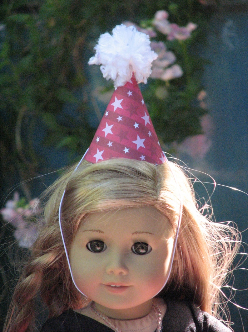 8 Doll Party Hats American Girl Doll Themed Etsy