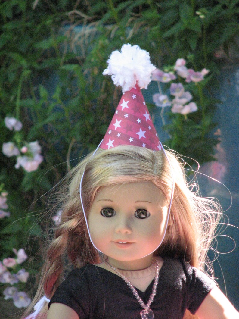 8 Doll Party Hats American Girl Doll Themed Etsy