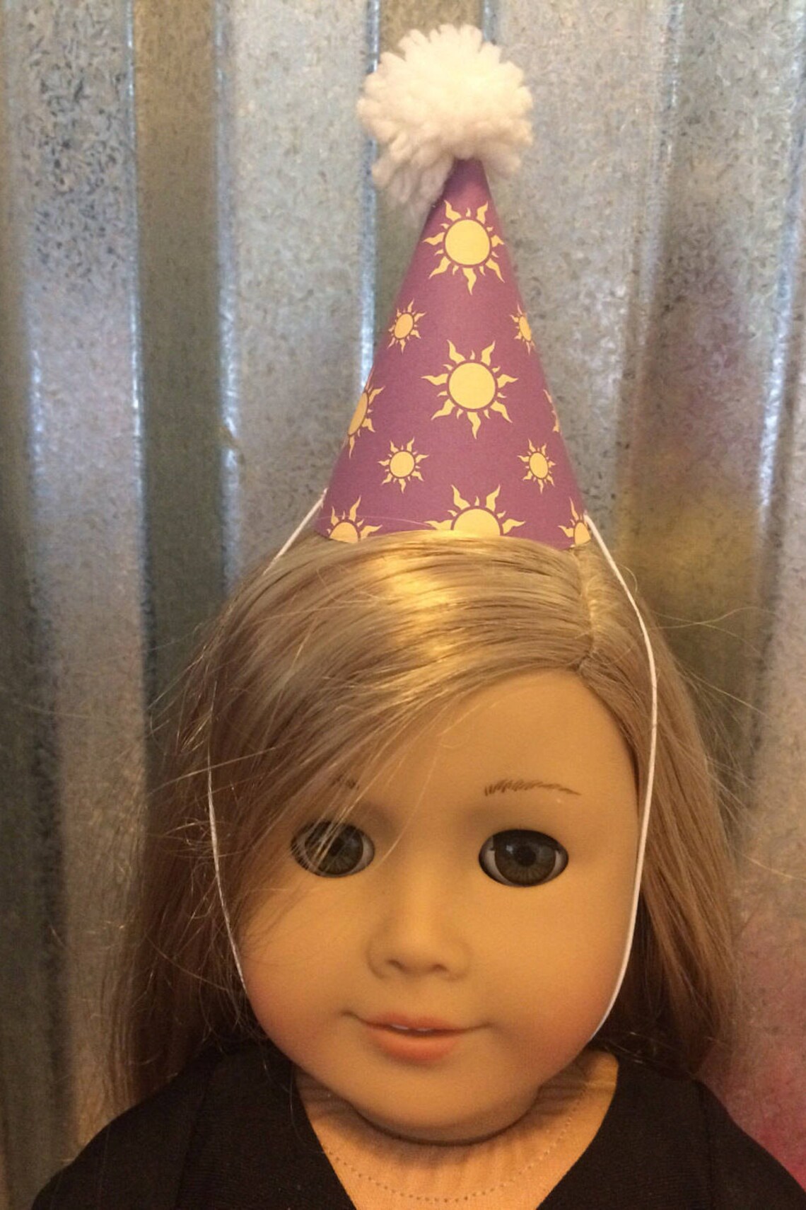 Doll Party Hats Rapunzel Tangled Princess Theme Fit American Etsy