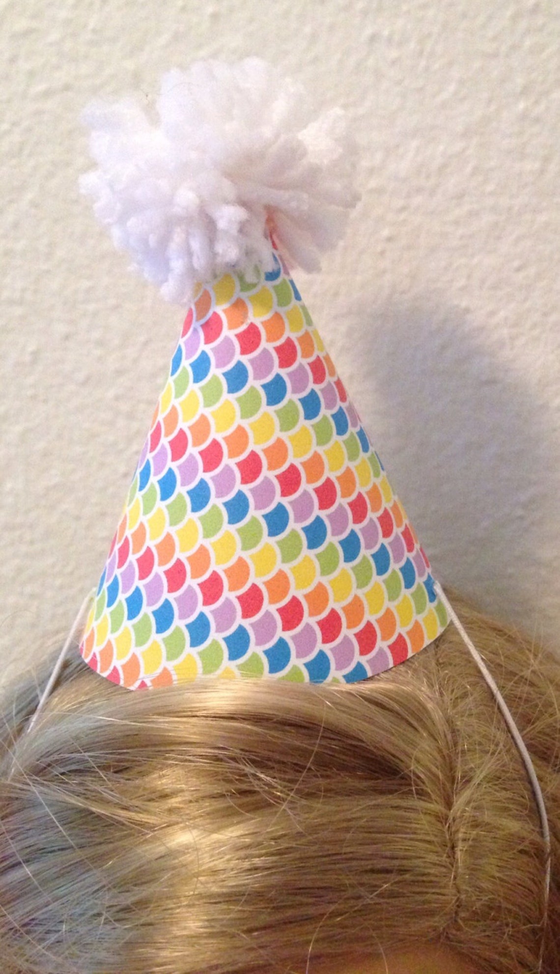8 Doll Party Hats Rainbow Party Theme Fit American Girl Etsy