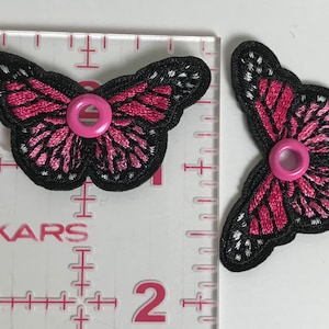 Small Butterflies Roller Skate Accessory Shoe Charms image 3