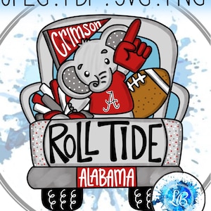 Alabama Door Hanger Template - Truck Door Hanger Template - Alabama Designs