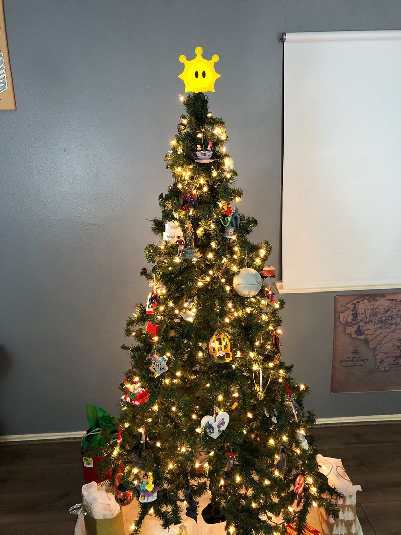 Shine Sprite Power Star Christmas Tree Topper Etsy