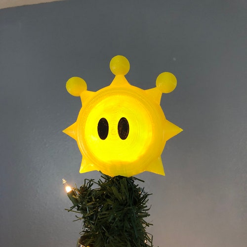 Shine Sprite Power Star Christmas Tree Topper Etsy