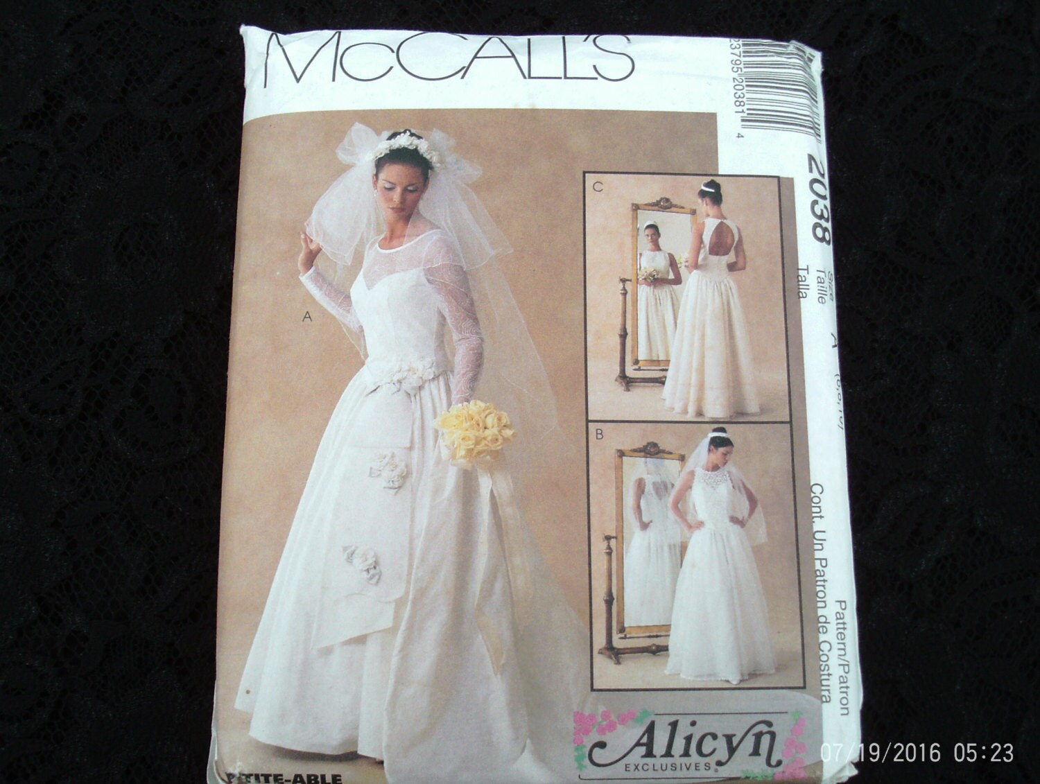 1140S Wedding Dress Sewing Patterns