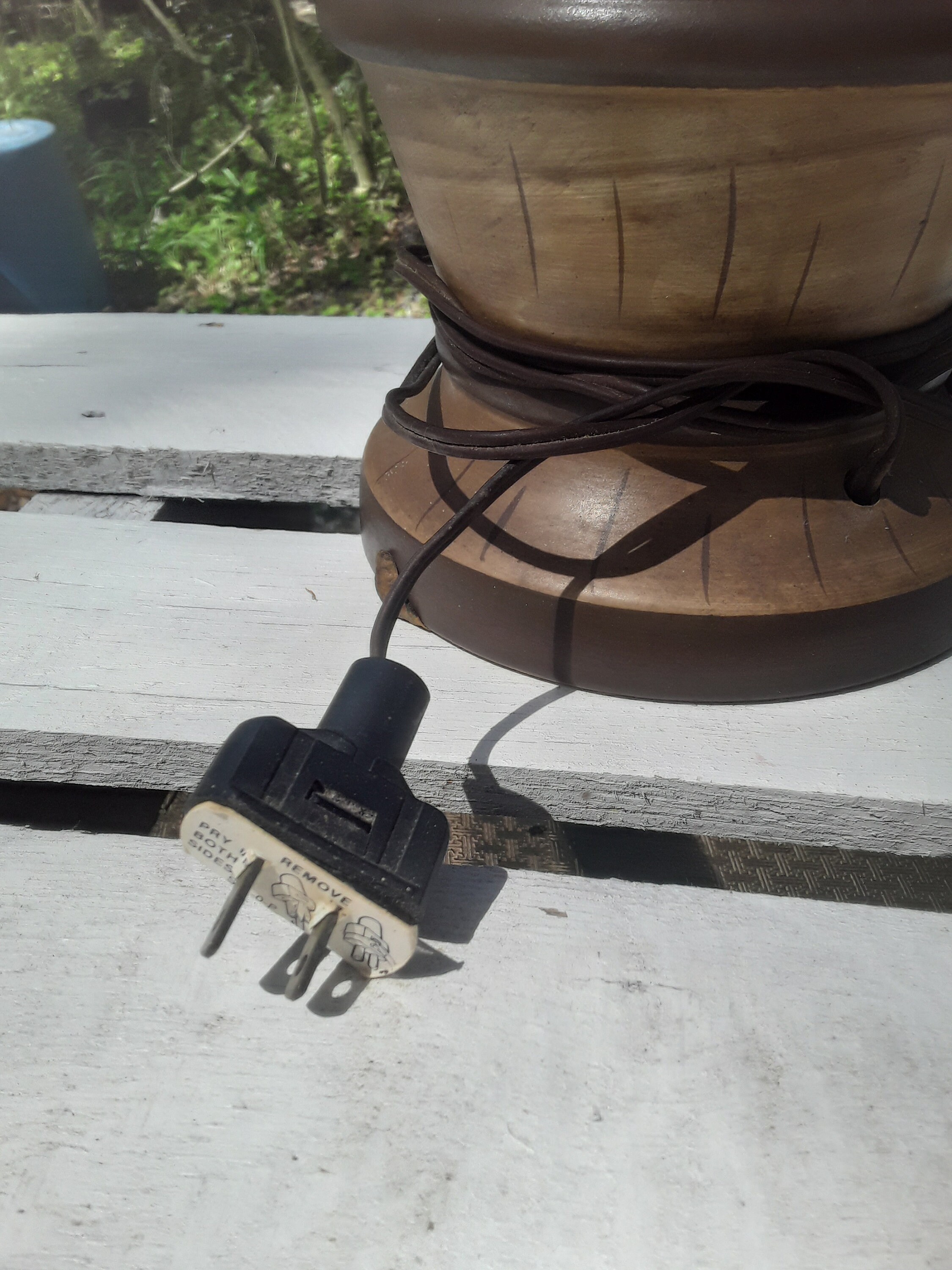 Vintage Ceramic Jug Lamp Pitcher Lamp Floral Lamp Country Etsy