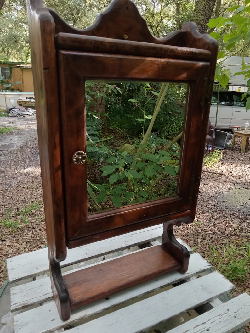 Vintage Medicine Spice Farmhouse Wall Wood