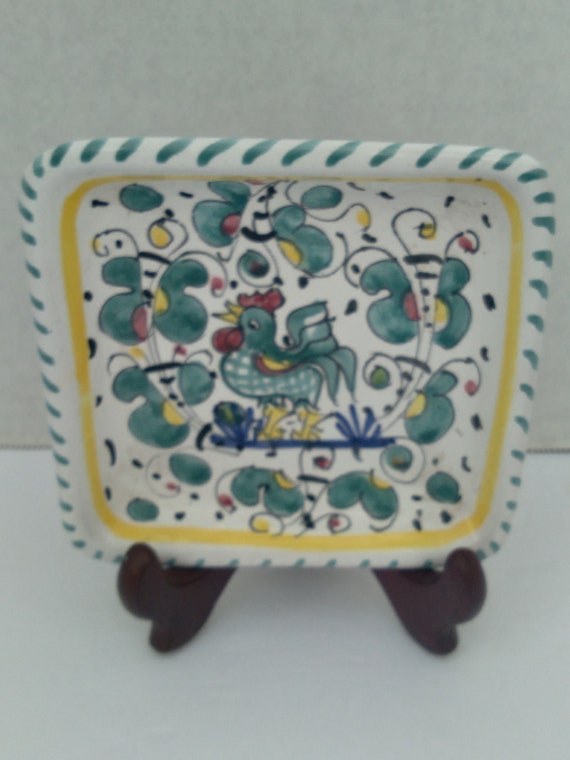 Italian Ceramic Art Pottery Trinket Dish, Italian… - image 5