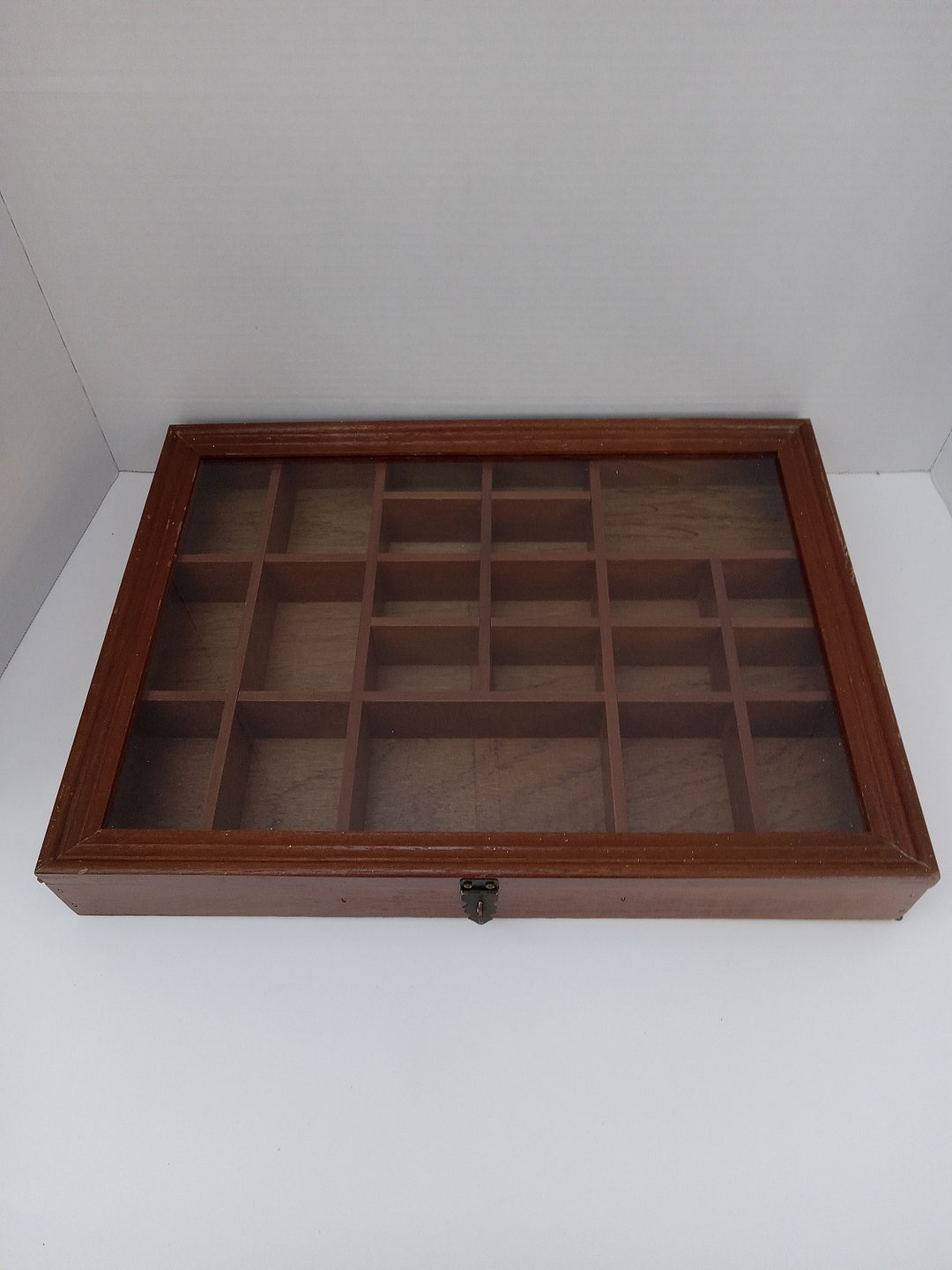 SMC Wooden Display Case Knick Knack Curio Miniatures 22 Etsy