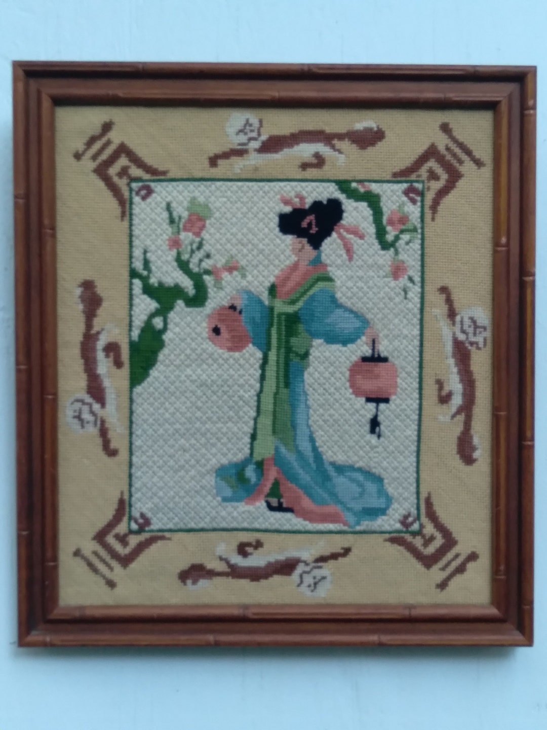 フランスアート　額縁セット　NEEDLEPOINT Vintage s-l1200.jpg