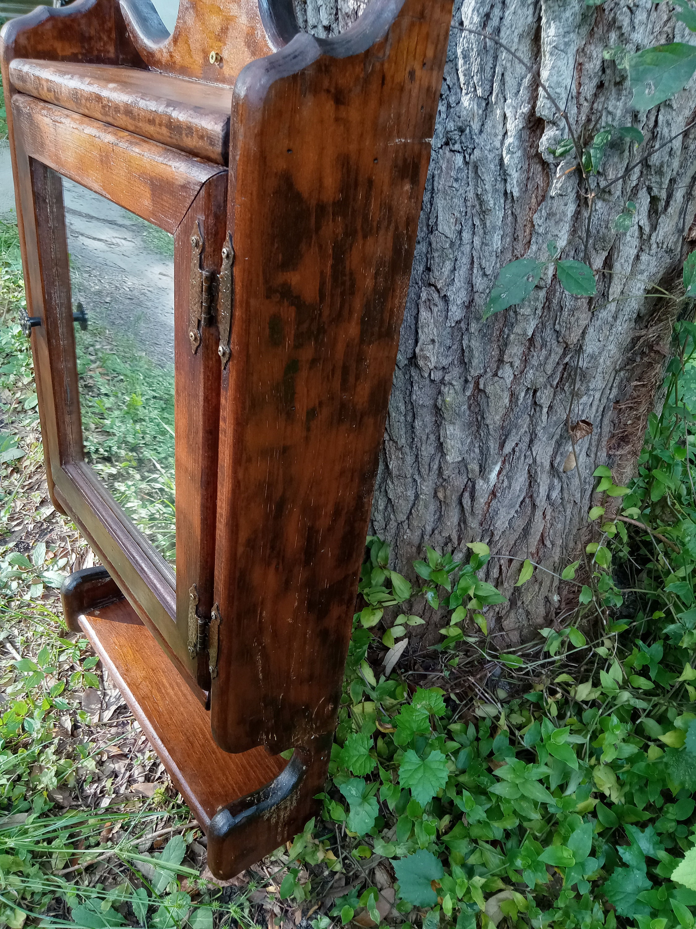 Vintage Medicine Spice Farmhouse Wall Wood