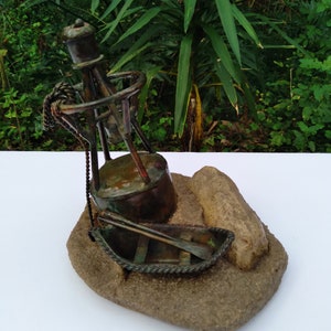 Copper Sculpture, Nautical Boat/Bell Buoy, Hand Crafted by Curtis Clawson