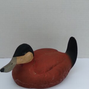 Vintage Ruddy Duck Decoy, Display Hunting Duck image 3