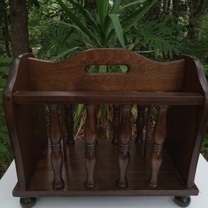 Ethan Allen Magazine Rack - Etsy