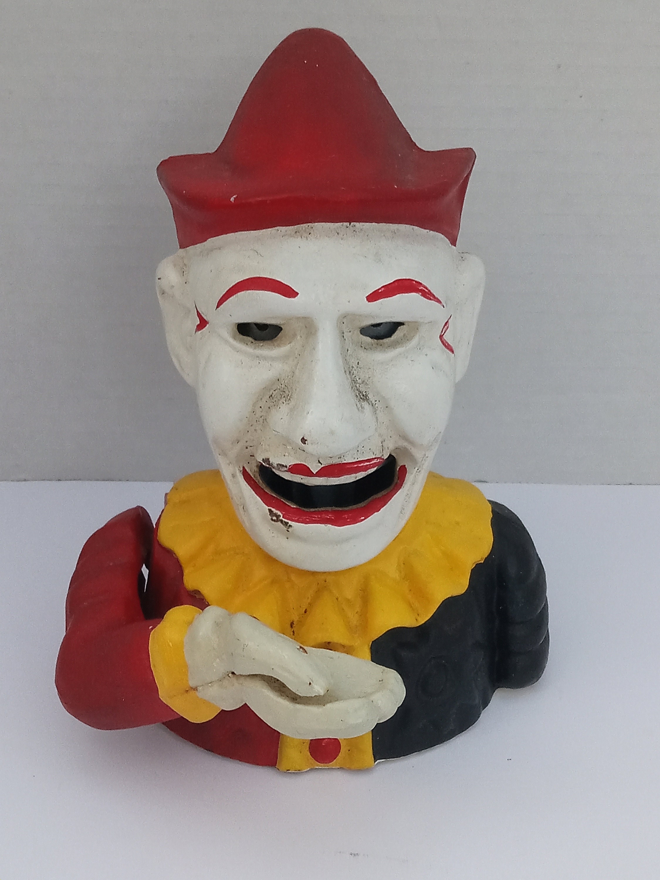 その他 Century Original Painted Iron Clown Bank Cast Iron Clown Bank Circa 1950s. For Sale at Ruby Lane