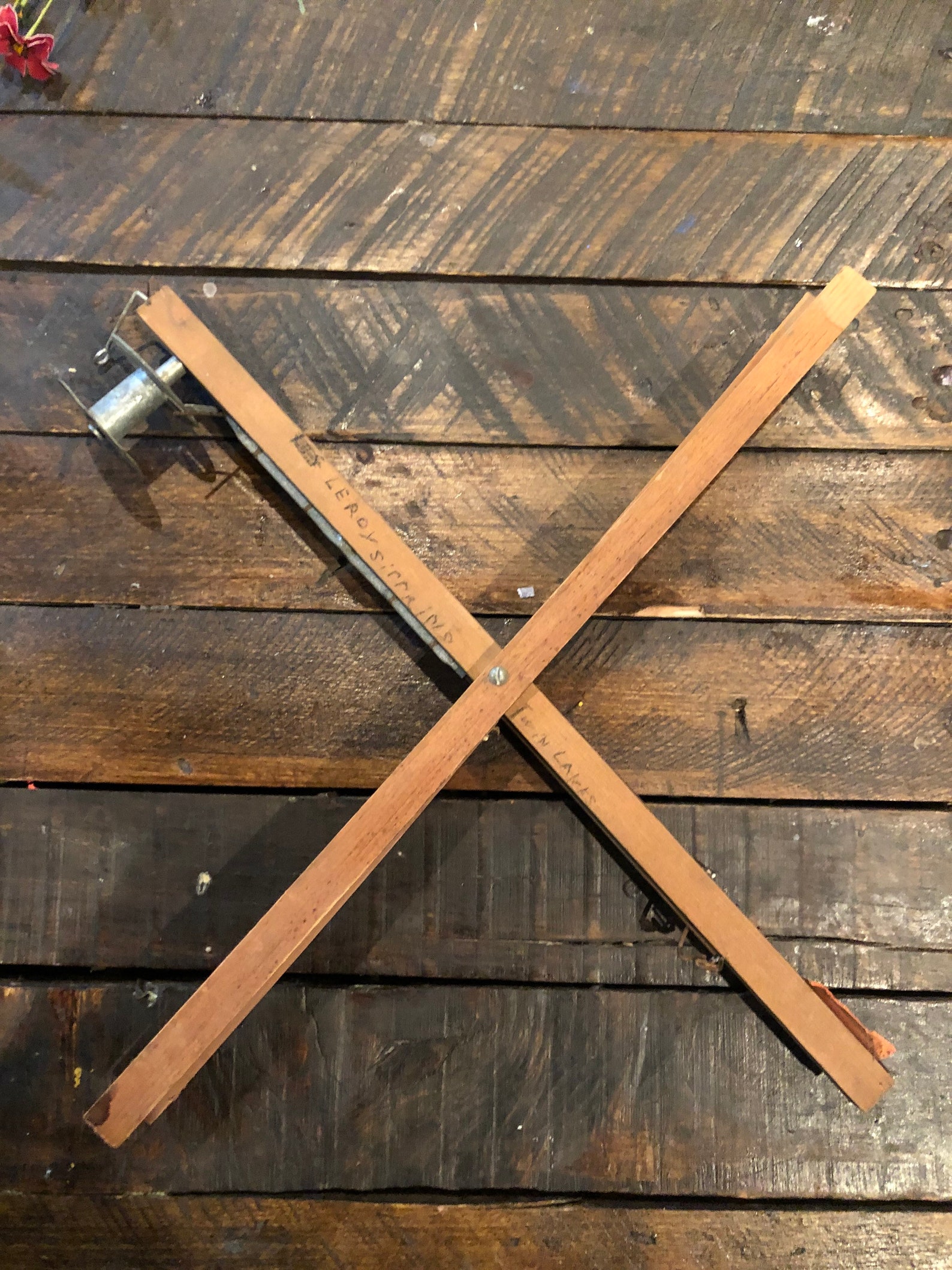 Antique Wooden Ice Fishing Tip Ups Etsy