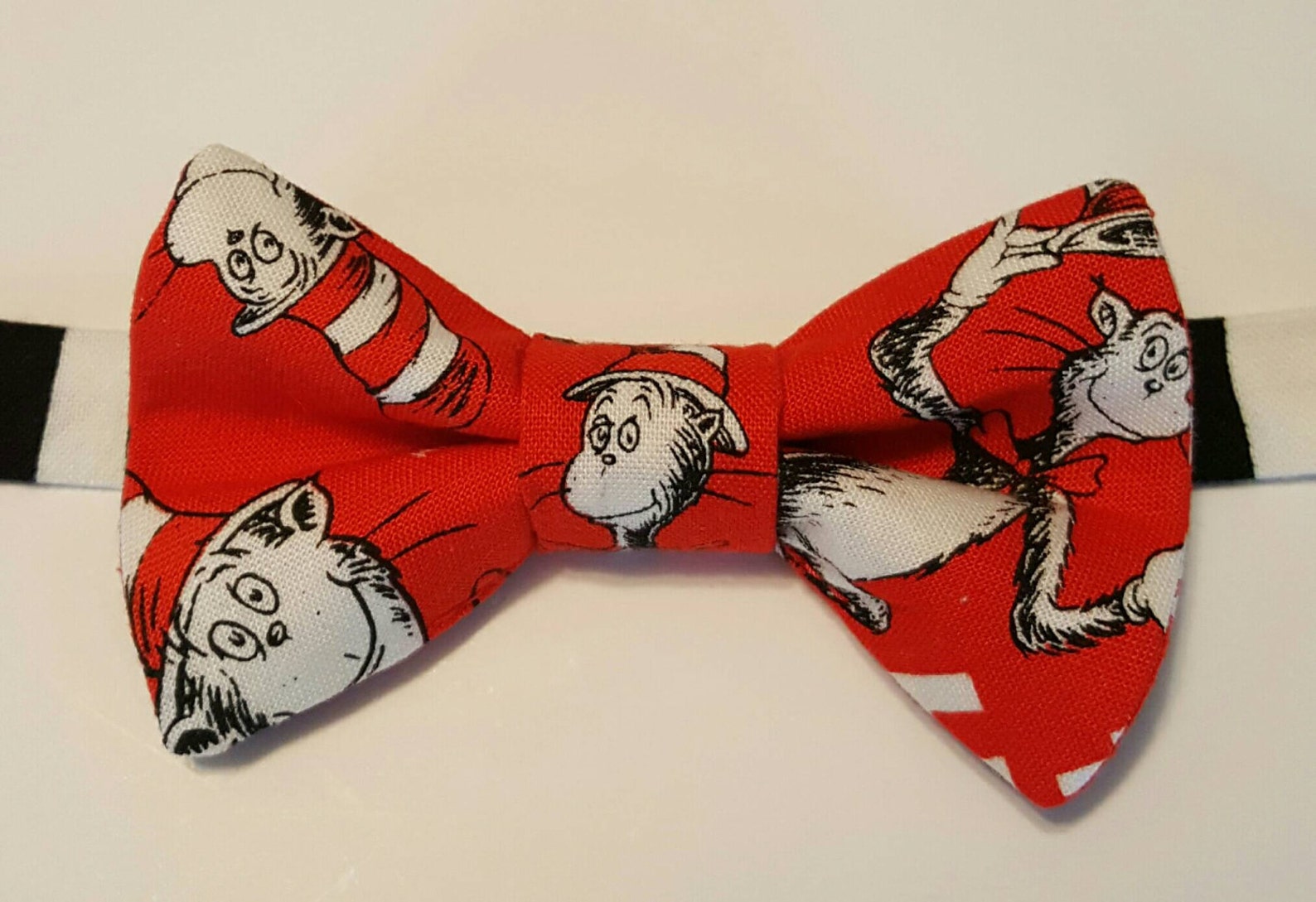 Child or Adult Bow Tie Dr. Seuss Fabric Bowtie Etsy