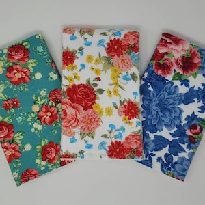 Floral Dish Mat, Farmhouse Dish Mat, Dishmat, Dish Drainer, Farmhouse Kitchen, Cottage Kitchen, Kitchen Towel, Dishcloth