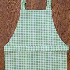 Toddler Apron, Boys Apron, Girls Apron, Strawberries, Blueberries, Montessori Apron, Reversible Apron, Kid's Apron, Gift for Kids, Cooking image 3