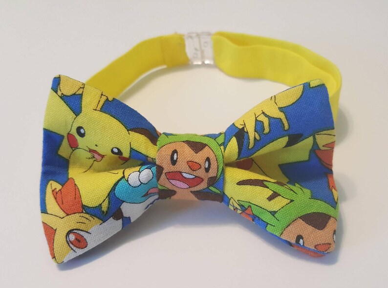 Pokémon Fabric Bowtie Bow Tie Pokemon Etsy
