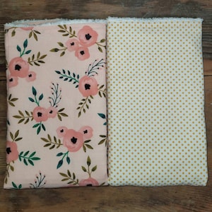 Farmhouse Dish Mat, Floral Dish Mat, Coral Dish Mat,  Cottage Kitchen, Dish Drying Mat, Dish Towel, Dishmat, Kitchen Towel, Drying Mat