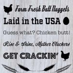Egg Container Sayings - SVG Digital Download