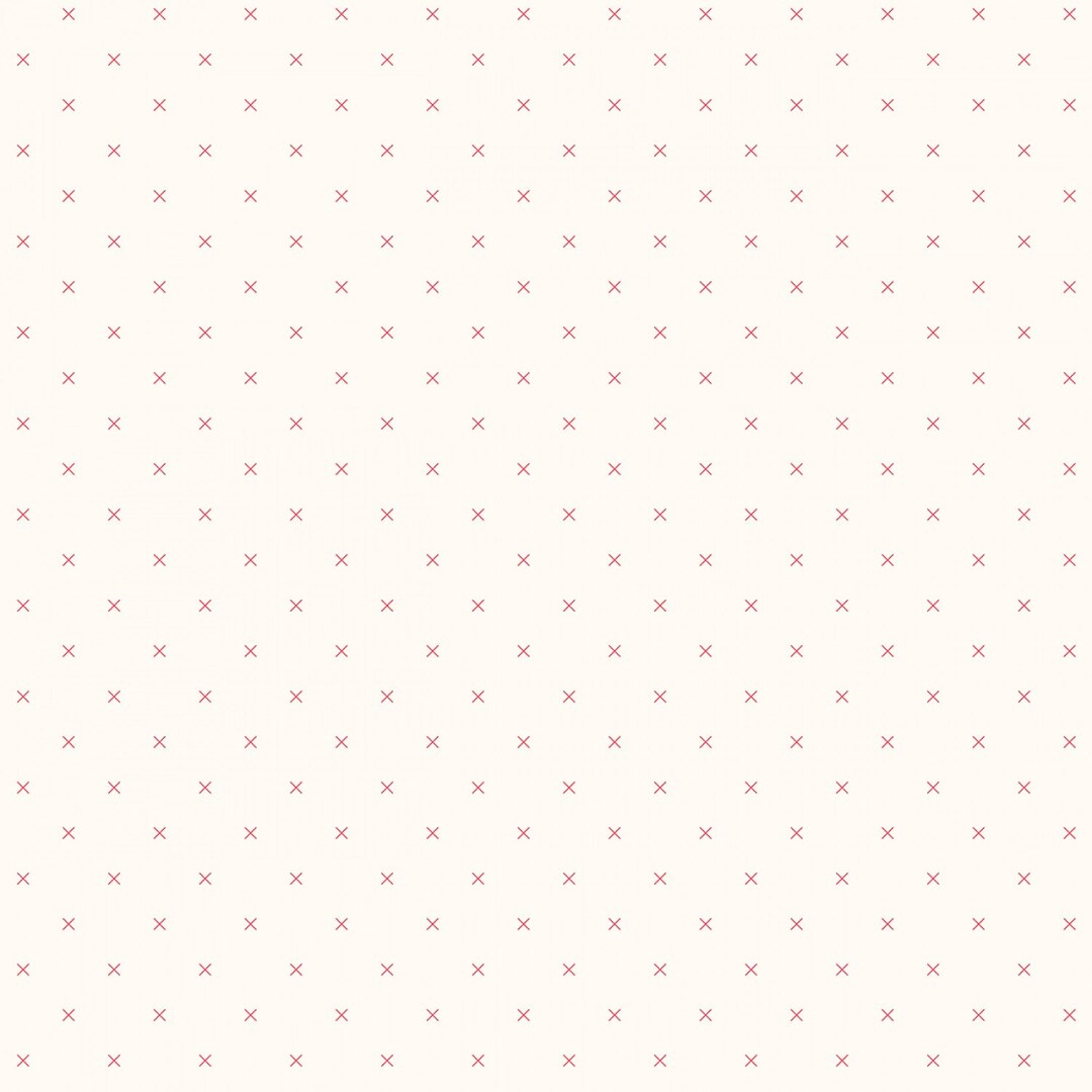 Riley Blake Lori Holt Bee Backgrounds Cross Stitch Cayenne C6381RCAYEN