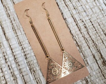 Gold Stud Earrings. Gold Drop Earrings. Gold Earrings. Gold Wedding Earrings. Gold Prom Earrings.