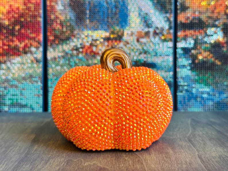 Glimmering Harvest Pumpkin Etsy