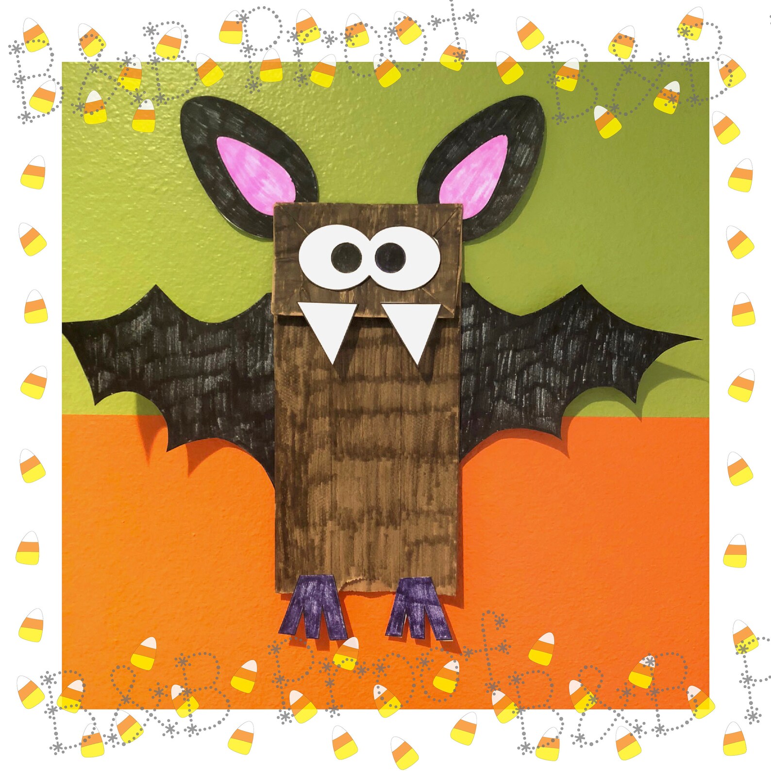 Halloween Puppets Halloween Craft Halloween Templates Etsy