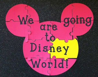 Mickey Scavenger Hunt, Puzzle, Mickey Hunt, Going to the happiest place on earth, tell your kids you are going to WDW