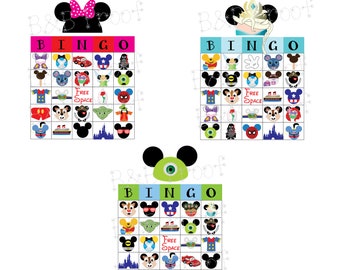 Mickey Games, Bingo, Fish Extenders, Cruise, Florida Theme Parks, California theme park, Games, Mickey Bingo, Digital, Checkers, Tic Tac Toe