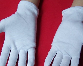 Guantes %100 algodón 12pcs