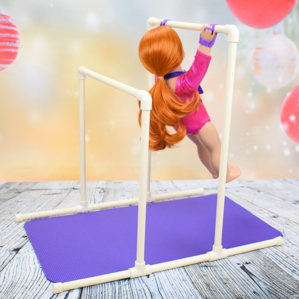 Purple Gymnastics bar hand grips for American Girl/ 18 Etsy