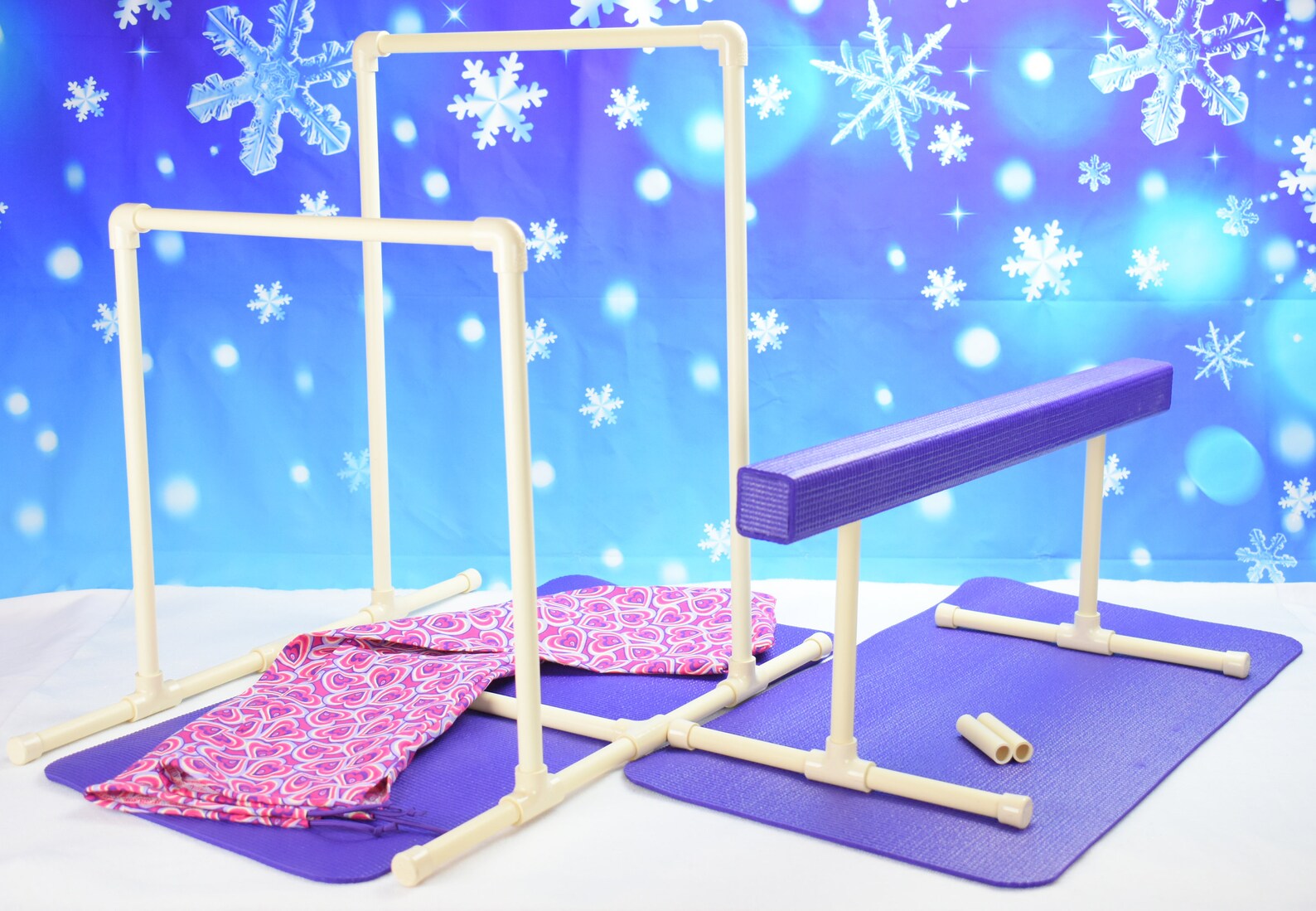 Balance Beam & Uneven Bars Gymnastics Set for American Girl Etsy