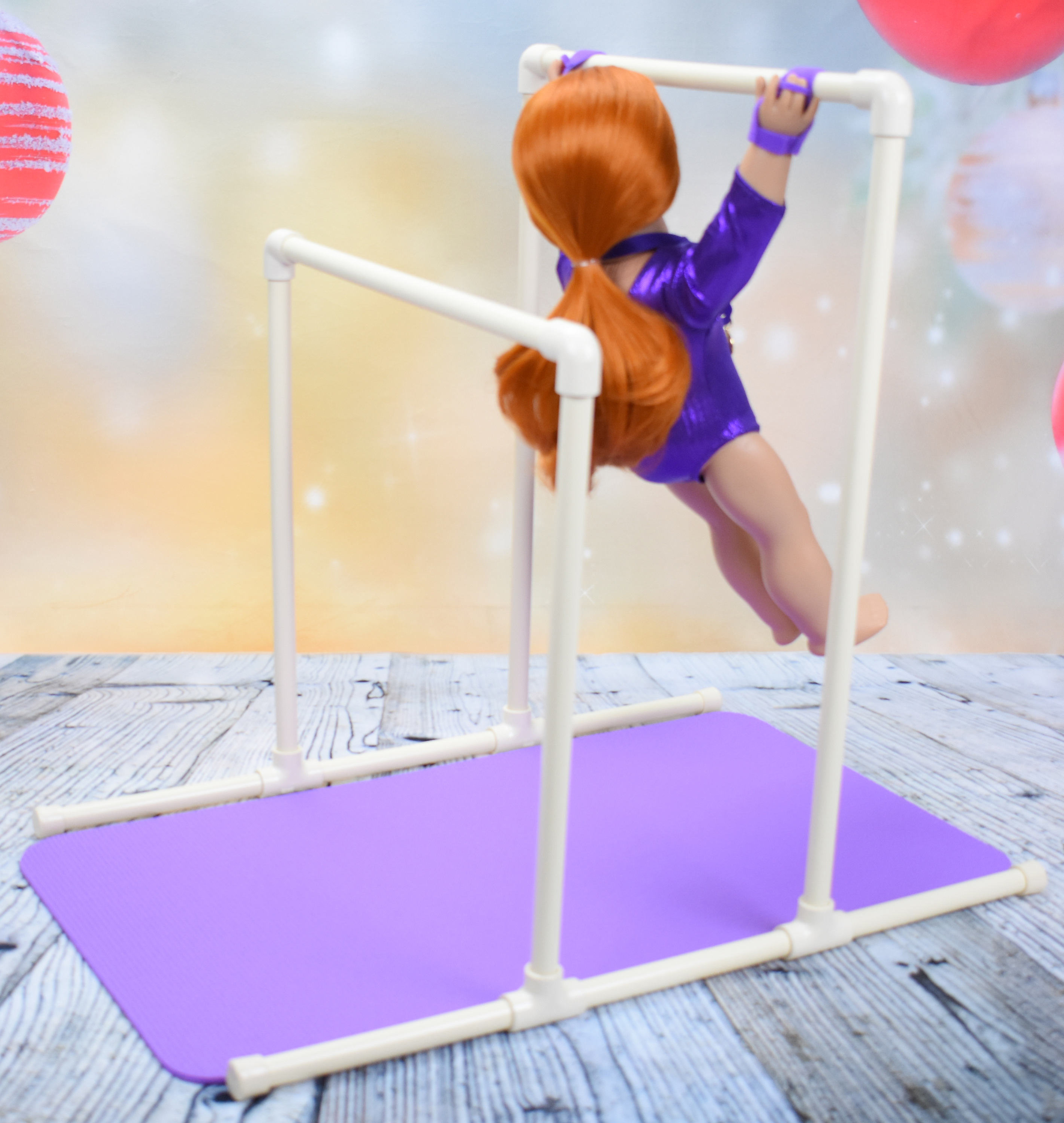 Gymnastics Uneven Bars for American Girl Doll or 18 inch doll Etsy