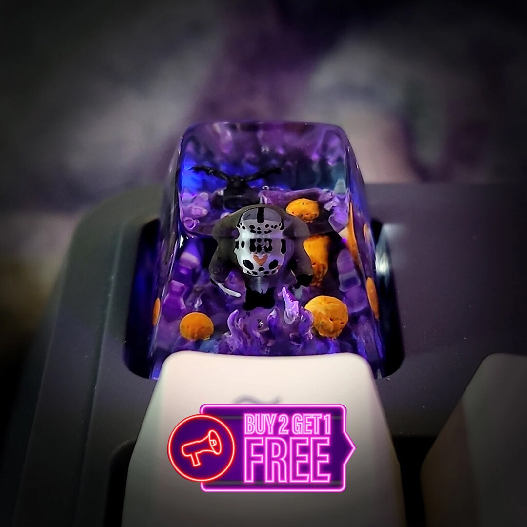 Handmade Jason Voorhees Friday the 13th Artisan Keycap Keycap for ...