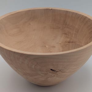 Poplar Wood Bowl