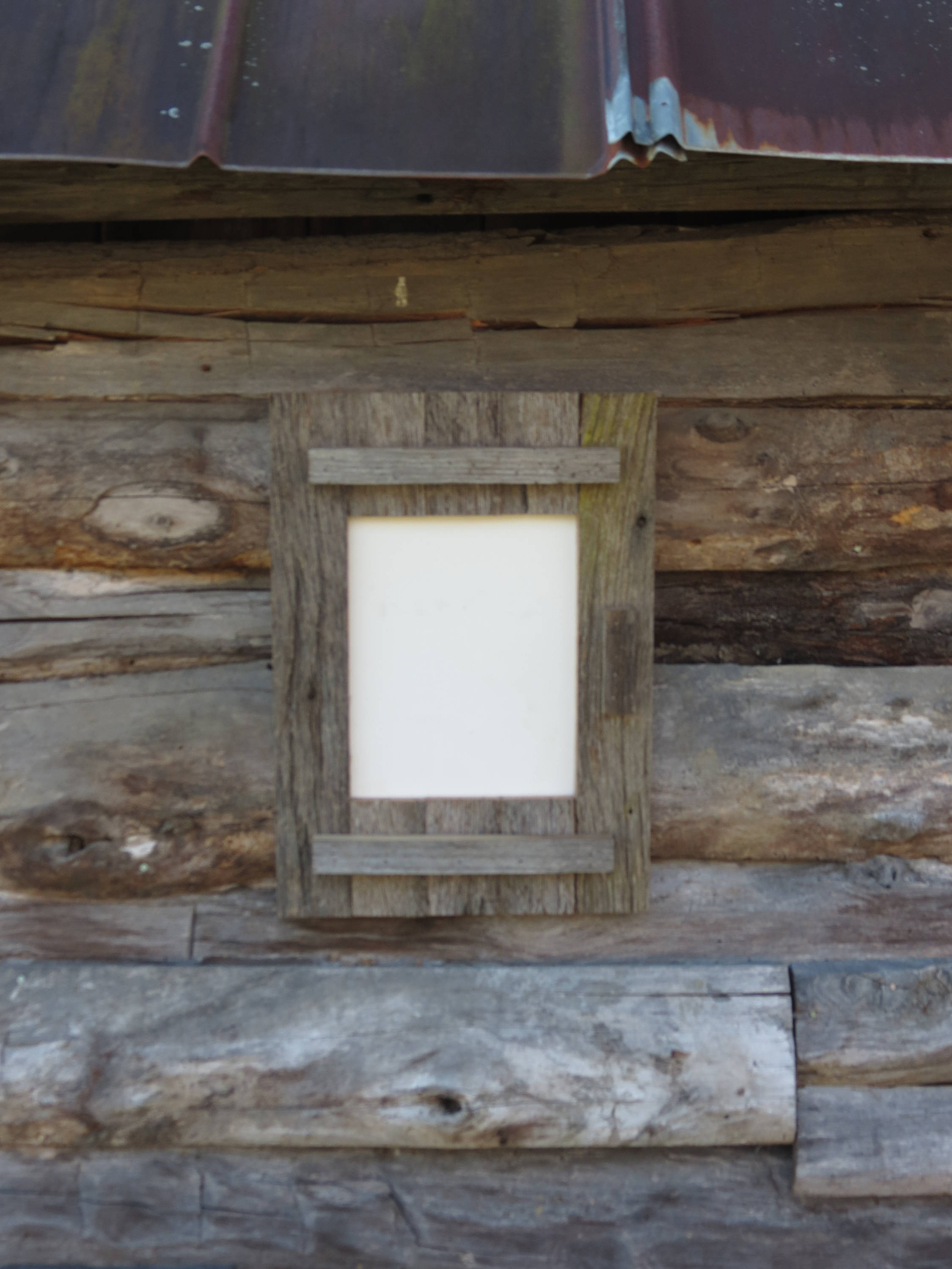 Barn Door Picture Frame Made With Rustic Grey Barn Wood Etsy