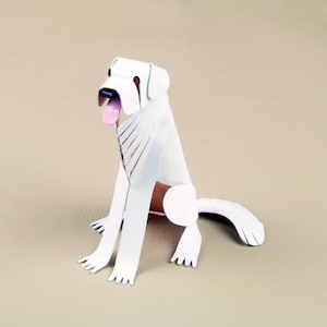 Great Pyrenees Dog Sculpture, Handmade Copper Miniature, Collectible Dog Art, Great Pyrenees Art, Great Pyrenees Figurine, Dog Miniature
