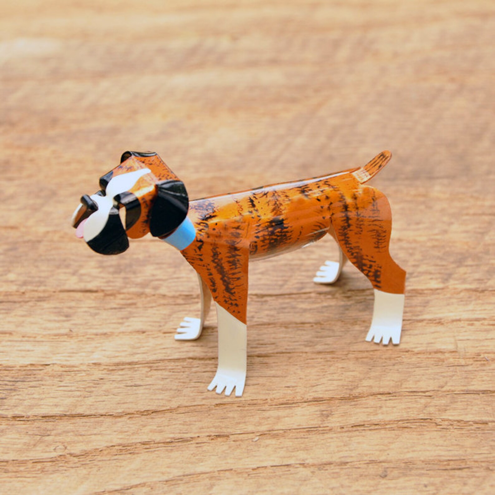 Boxer Dog Sculpture Handmade Copper Miniature Boxer Etsy