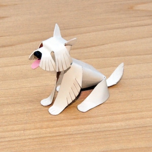 West Highland Terrier Dog Sculpture, Handmade Copper Miniature, Collectible Dog Art, West Highland Terrier Art, Westie Figurine