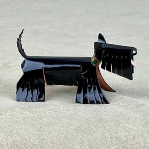 Scottish Terrier Dog Sculpture, Handmade Copper Miniature, Collectible Dog Art, Scottish Terrier Art, Scottish Terrier Figurine, Scotty Gift