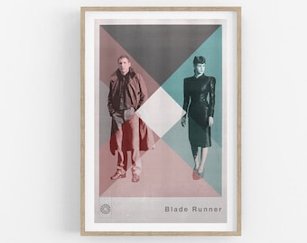 Blade Runner Movie Poster: Minimalist Sci-Fi Art Print